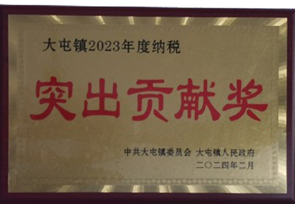 納稅突出貢獻(xiàn)獎(jiǎng)